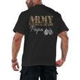 Army National Guard Papa Army National Guard Graduation Papa Men's Back Print T-Shirt