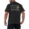 Astrology Quote For Introvert Astrologists Spirituality Men's Back Print T-Shirt Astrology Quote For Introvert Astrologists Spirituality Men's Back Print T-Shirt