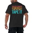 Athletic Trainers Fix Stupid Sports Graduation Vintage Men's Back Print T-Shirt