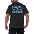 Baseball Senior Night Baseball Senior 2025 Graduation 26 Men's Back Print T-Shirt