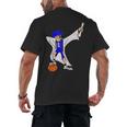 Basketball Dabbing Shirt Senior Graduation Him Her Men's Back Print T-Shirt