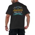 Bingo Caller Shirt Awesome Job Occupation Graduation Men's Back Print T-Shirt