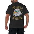 Book Adventure Library Student Teacher Book Men's Back Print T-Shirt Book Adventure Library Student Teacher Book Men's Back Print T-Shirt