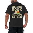The Book Is Always Better Thriller Men's Back Print T-Shirt The Book Is Always Better Thriller Men's Back Print T-Shirt