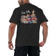 Book Lover For Women Readers Teacher Librarian Men's Back Print T-Shirt Book Lover For Women Readers Teacher Librarian Men's Back Print T-Shirt