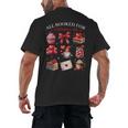 All Booked For Valentine Coquette Bow Girl Women Teacher Men's Back Print T-Shirt
