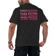 Bookish Romance Tropes Book Club Reader Spicy Book Lover Men's Back Print T-Shirt