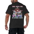 Books Coffee Yarn Lover My Favorite Things Men's Back Print T-Shirt