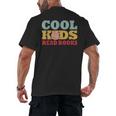 Bookworm Cool Kids Read Books Book Lover Reading Men's Back Print T-Shirt