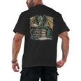 Bookworm Dragons Reading Book Dragons And Books Men's Back Print T-Shirt