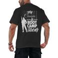 Boot Camp Graduation Military Cousin Support Tee Men's Back Print T-Shirt