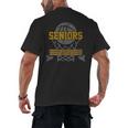 Boys Basketball Senior Class Of 2021 Teenage Graduation Men's Back Print T-Shirt