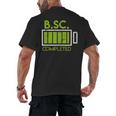 Bsc Completed Bachelor Of Science Graduation 2025 Men's Back Print T-Shirt