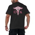 Caduceus Shirt Occupational Therapist Assistant Graduation Men's Back Print T-Shirt
