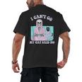 I Can't Go My Cat Said No Introvert Anxiety Cat Lover Men's Back Print T-Shirt I Can't Go My Cat Said No Introvert Anxiety Cat Lover Men's Back Print T-Shirt