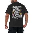 Care Management s For Nurse Case Manager Graduation Men's Back Print T-Shirt