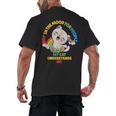 Cat Mom Loves Cats Dad Not In The Mood For People Introvert Men's Back Print T-Shirt