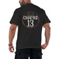 Chapter 13 Birthday Shirt Girls Women Book Lovers To Read Men's Back Print T-Shirt