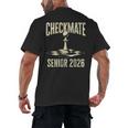 Checkmate Senior 2026 Chess Piece Class Of 2026 Graduation Men's Back Print T-Shirt