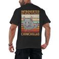 Chinchilla Owner Introvert Chinchilla Men's Back Print T-Shirt