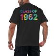 Class Of 1962 School Reunion College Highschool Graduation Men's Back Print T-Shirt