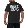 Class Of 1976 High School College Graduation Reunion T-Shirt Men's Back Print T-Shirt