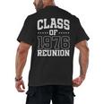 Class Of 1976 Reunion 50 Years Alumni Graduation High School Men's Back Print T-Shirt