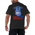 Class Of 2021 Graduate Kawaii Anime Girl School Graduation Men's Back Print T-Shirt