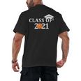 Class Of 2021 Graduation Him Her Basketball Pullover Men's Back Print T-Shirt
