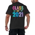 Class Of 2021 Graduation Grow With Me Men's Back Print T-Shirt