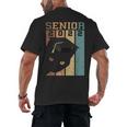 Class Of 2022 Graduation Cat Seniors Grad Men's Back Print T-Shirt