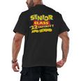 Class Of 2022 Senior 2000s Animated Movie Style Graduation Men's Back Print T-Shirt
