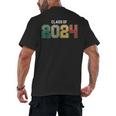 Class Of 2024 College High School Graduation Men's Back Print T-Shirt