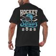 Class Of 2025 Hockey Senior Graduation Graduate Grad Men's Back Print T-Shirt