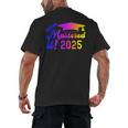 Class Of 2025 Mastered It College Masters Degree Graduation Men's Back Print T-Shirt