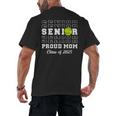 Class Of 2025 Tennis Mom Senior Graduation Graduate Men's Back Print T-Shirt