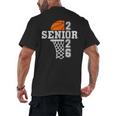 Class Of 2026 Basketball Senior 26 Player Team Graduation Men's Back Print T-Shirt