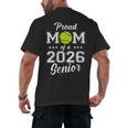 Class Of 2026 Tennis Mom Senior Graduation Graduate Men's Back Print T-Shirt