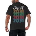 Class Of 2031 Kindergarten GraduationShirt Men's Back Print T-Shirt