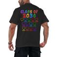 Class Of 2034 Grow With Me Graduation First Day Of School Men's Back Print T-Shirt