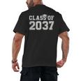 Class Of 2037 Kindergarten To Graduation First Day Of School Men's Back Print T-Shirt