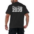Class Of 2039 Senior 2039 Kindergarten To Graduation Men's Back Print T-Shirt