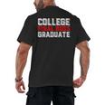 College Final Boss Graduate University Grad Gamer Graduation Men's Back Print T-Shirt