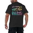 Custodian Life Graduation Day Last Day Of School Tie Dye Men's Back Print T-Shirt