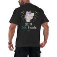 Cute Unicorn See Ya 5th Grade Graduation Shirt Men's Back Print T-Shirt