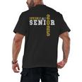 Dance Senior Night Dance Senior 2025 Graduation 14 Men's Back Print T-Shirt