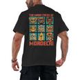 DCC Many Faces Of Mordecai Grid Gamer Series Book Men's Back Print T-Shirt