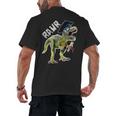 DinosaurRex Rawr Last Day Of School Graduation Shirt Men's Back Print T-Shirt