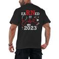 Earned It 2023 For Nurse Graduation Or RN LPN Class Of Men's Back Print T-Shirt