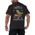 I Easily Crushed Kindergarten Graduation 2022 Truck Dinosaur Men's Back Print T-Shirt